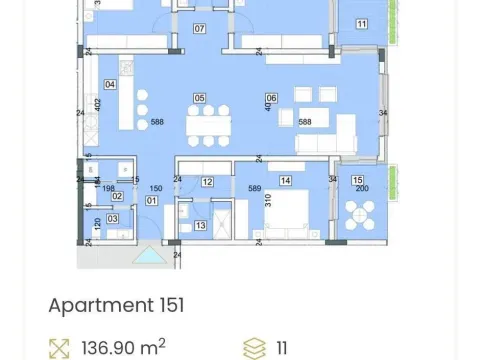 Prodaja, trosoban stan, 137m², Centar, Bar - image 7