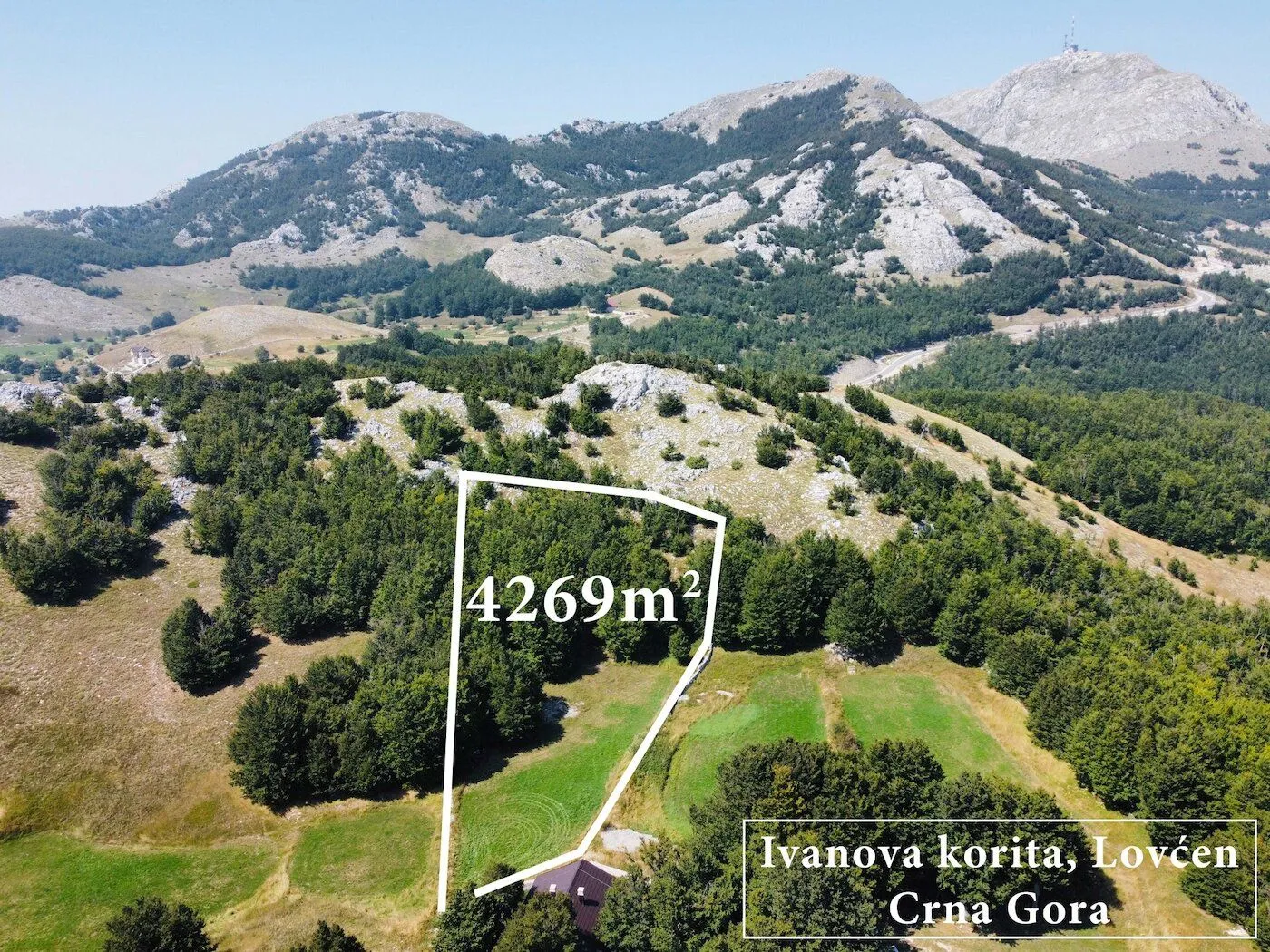 Prodaja, plac, 4269m², Ivanova Korita, Cetinje