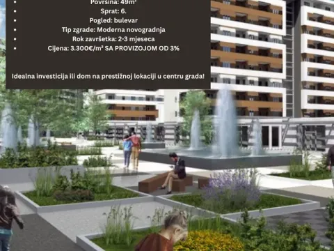 Sale, one bedroom apartment, 49m², Central Point, Podgorica - image 5