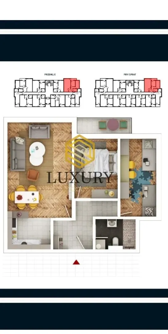 Prodaja, stan, 63m², Zabjelo, Podgorica