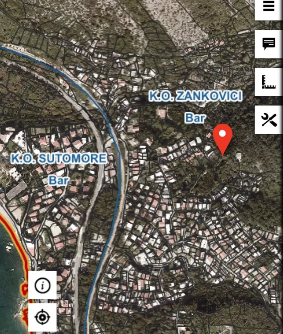 Prodaja, plac, 1154m², Sutomore, Bar