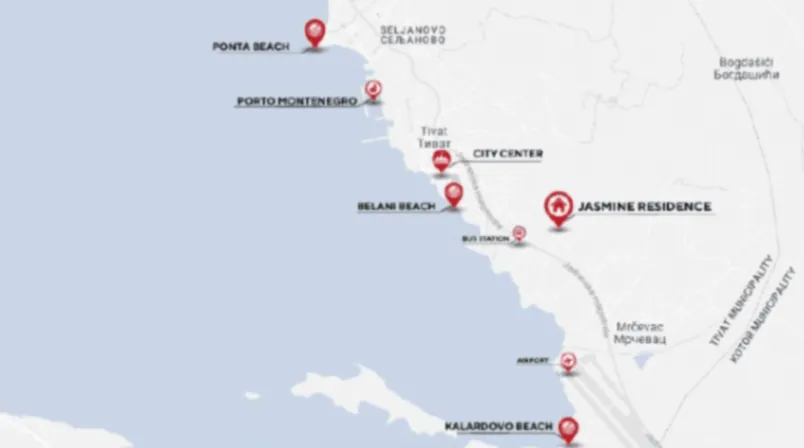 Prodaja, stan, 72m², Tivat, Crna Gora