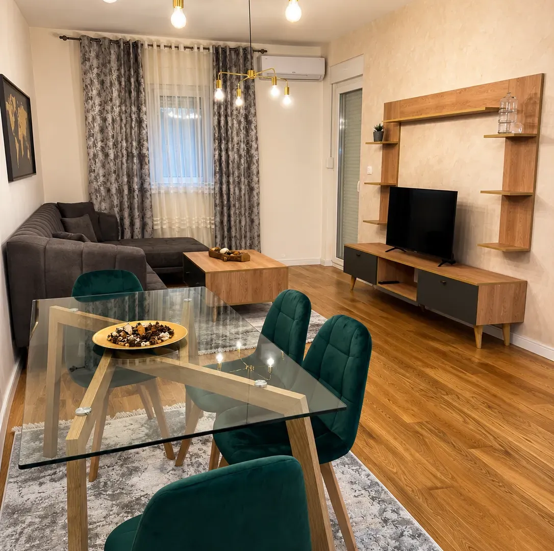 Rent, one bedroom apartment, 53m², Central Point, Podgorica