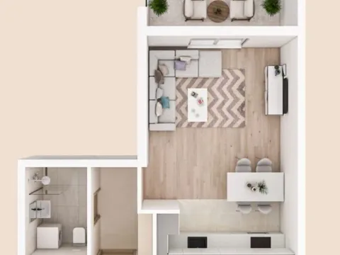 Sale, studio apartment, 35m², Zelenika, Podgorica - image 4