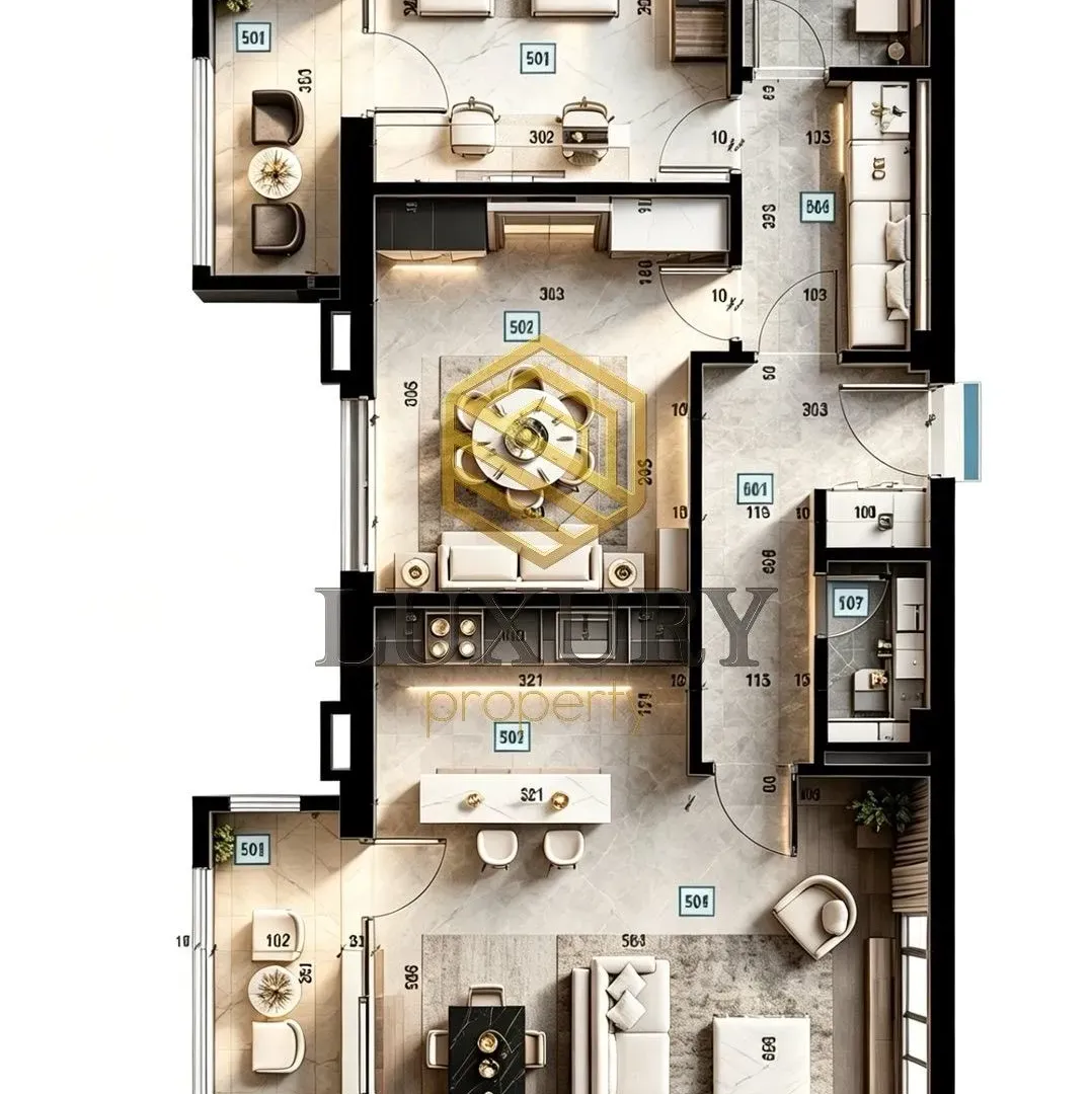 Prodaja, dvosoban stan, 97m², Krivi Most, Podgorica