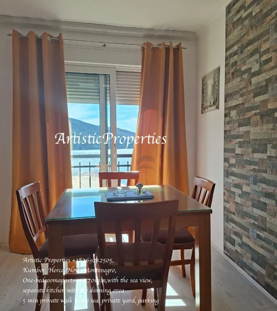 Izdavanje, jednosoban stan, 70m², Kumbor, Herceg Novi
