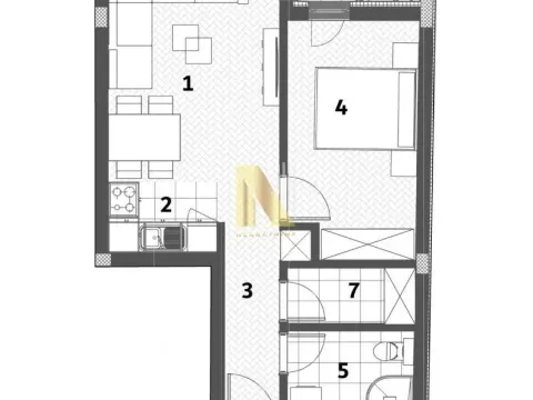 Prodaja, dvosoban stan, 51m², Bulevar patrijarha Pavla, Novi Sad Sve Podlokacije - image 2