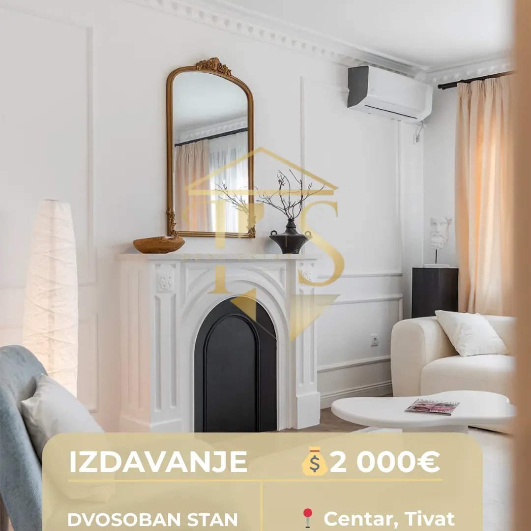 Rent, two bedroom apartment, 77m², Centar, Tivat