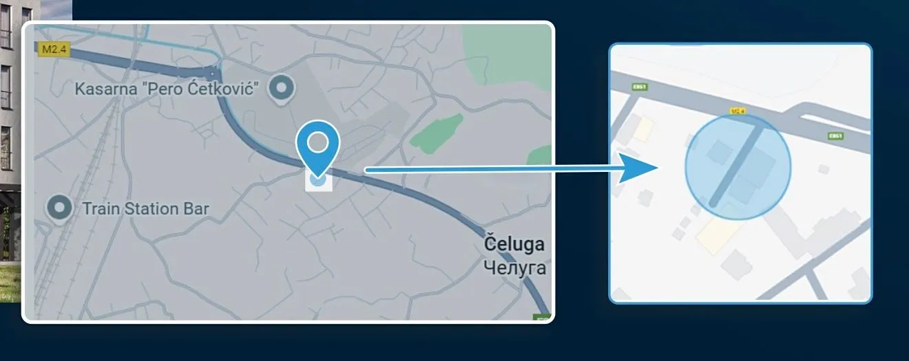 Prodaja, dvosoban stan, 71m², Čeluga, Bar
