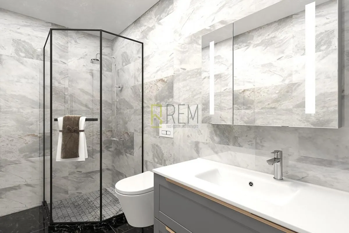 Sale, one bedroom apartment, 55m², Sutomore, Bar