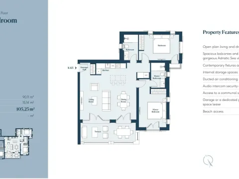 Prodaja, stan, 105m², Tivat, Crna Gora - image 8
