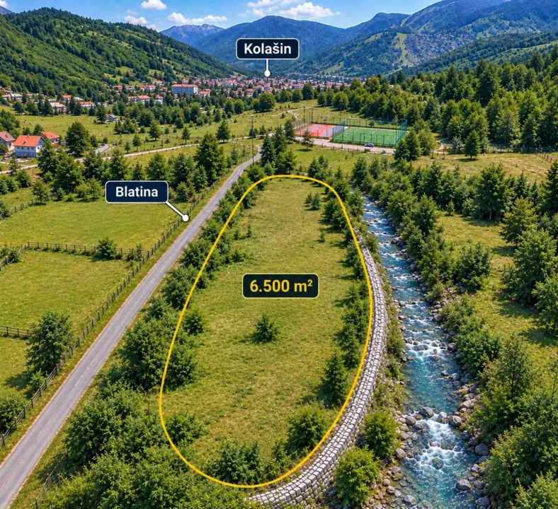 Prodaja, plac, 6500m², Blatina, Kolašin