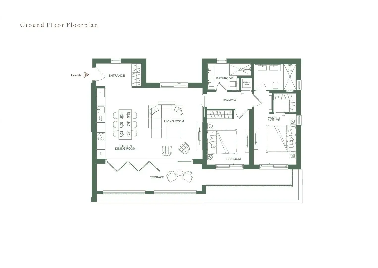 Prodaja, stan, 109m², Tivat, Crna Gora