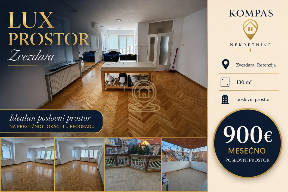 Rent, office space, 130m², Retenzija, Beograd