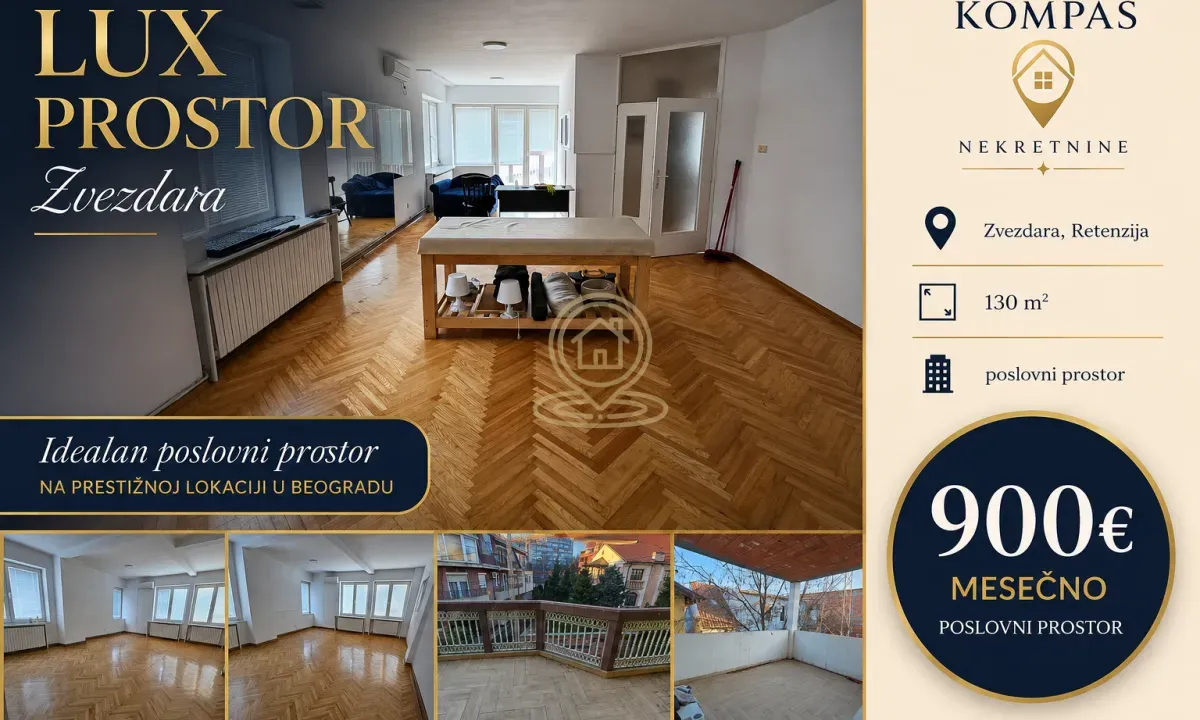 Rent, office space, 130m², Retenzija, Beograd