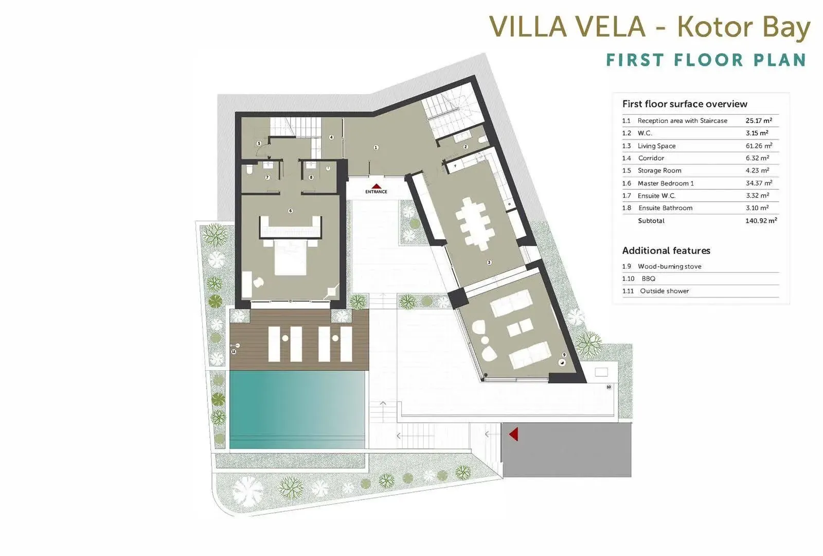Sale, house, 456m², Prčanj, Kotor