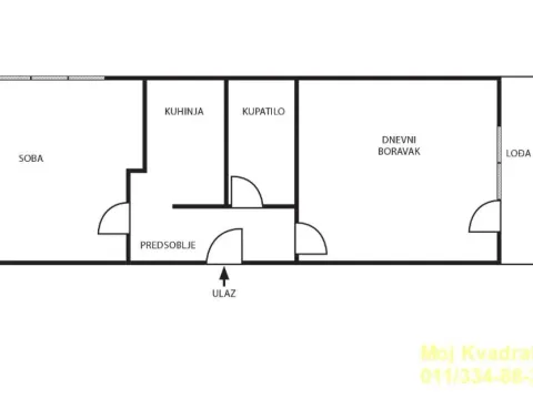 Sale, one bedroom apartment, 51m², Savski Venac, Beograd - image 13