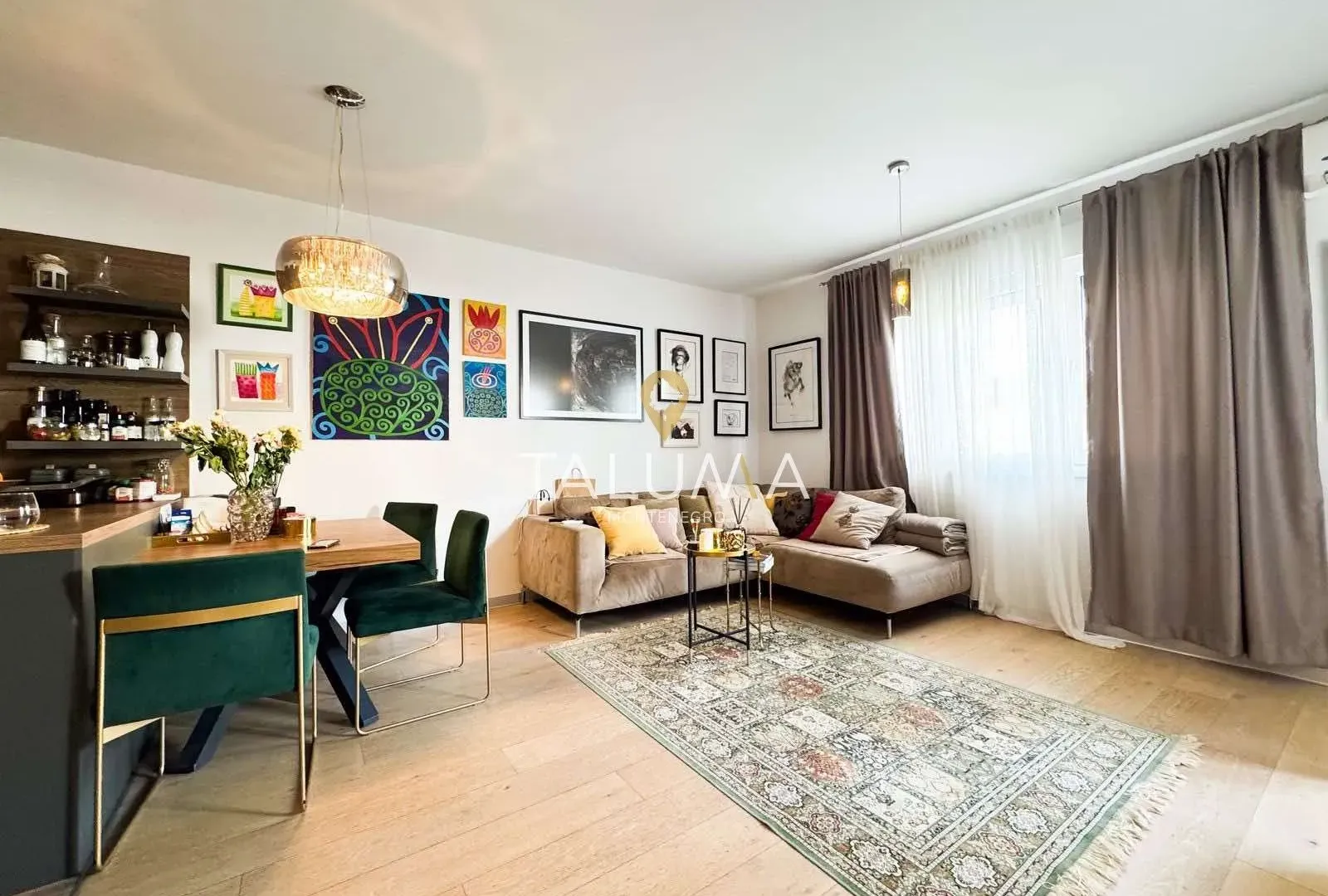 Sale, two bedroom apartment, 63m², Blok 9, Podgorica