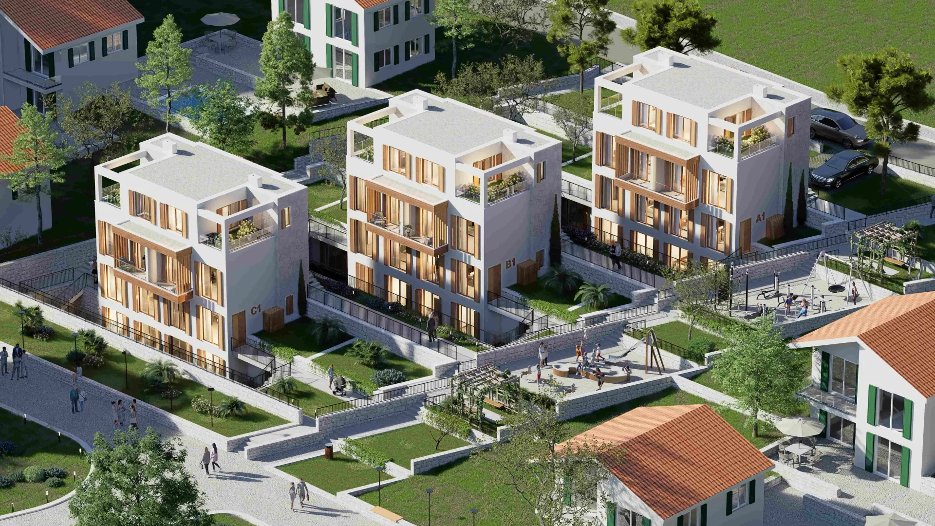 Prodaja, jednosoban stan, 65m², Krašići, Tivat