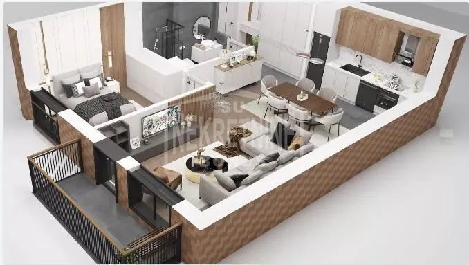 Prodaja, dvosoban stan, 54m², Centar, Subotica