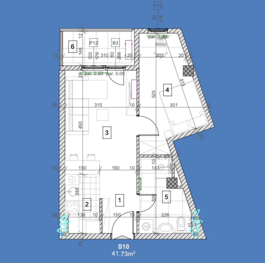 Prodaja, jednosoban stan, 42m², Salajka, Novi Sad Sve Podlokacije