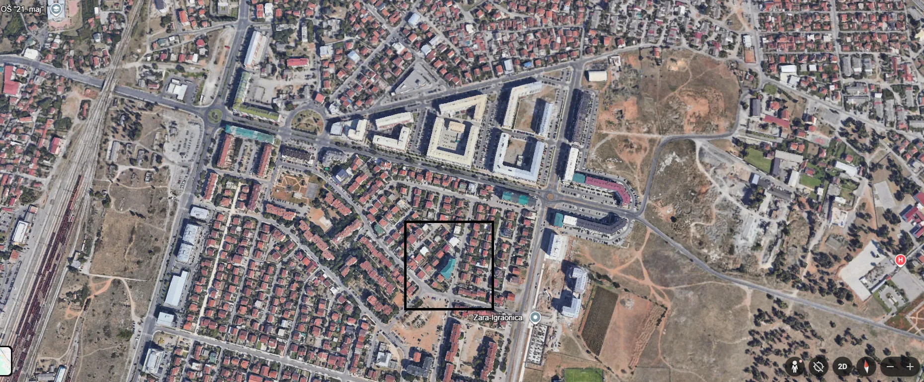 Prodaja, jednosoban stan, 40m², Stari Aerodrom, Podgorica