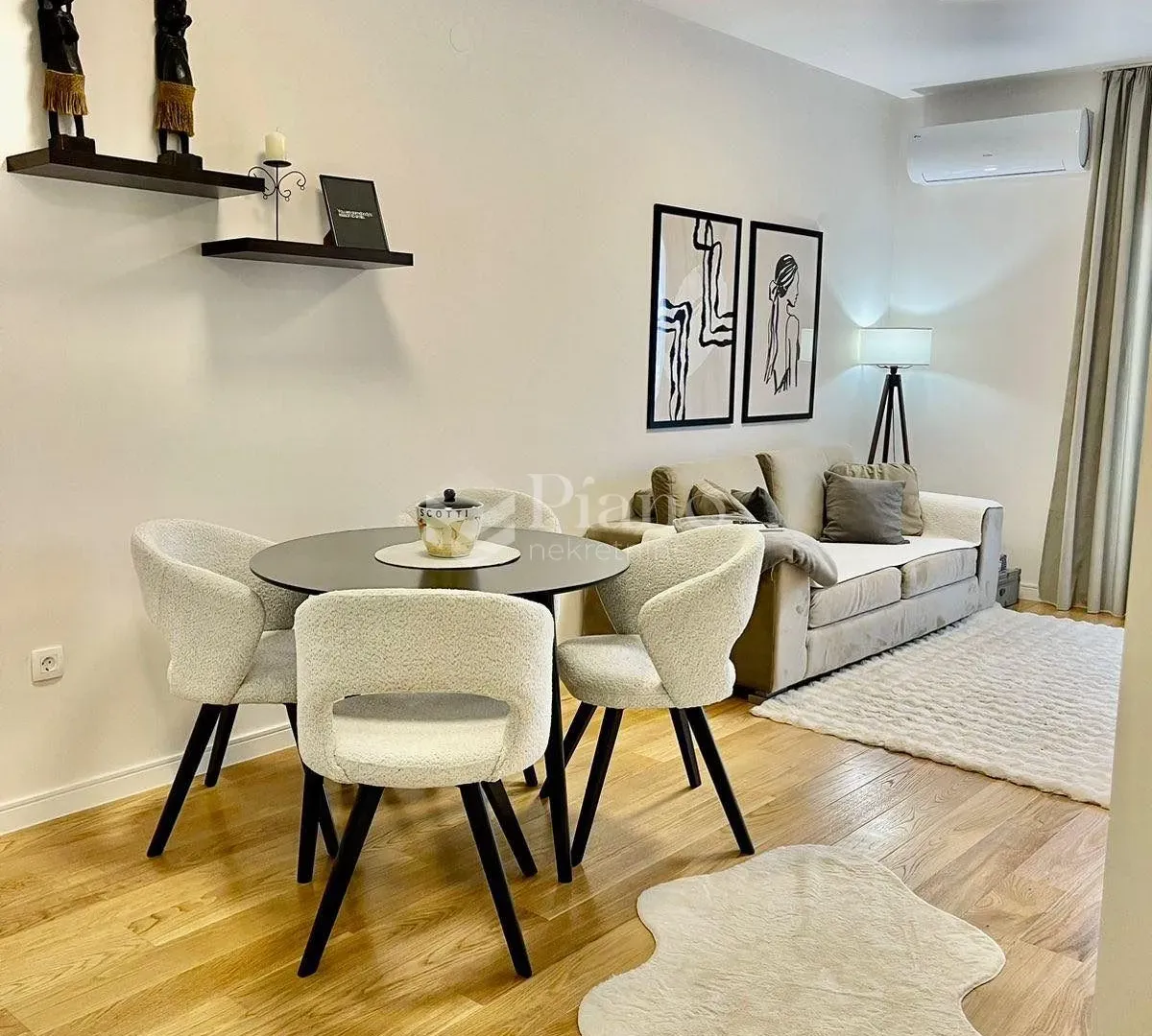 Rent, one bedroom apartment, 40m², Central Point, Podgorica