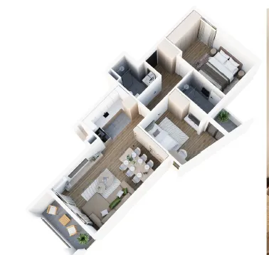 Sale, three bedroom apartment, 65m², Medijana, Niš - image 4