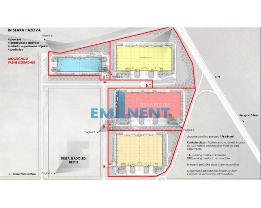 Prodaja, plac, 173000m², Centar, Stara Pazova
