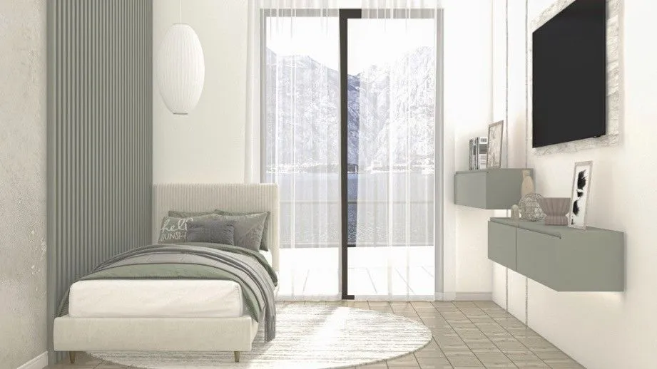 Sale, two bedroom apartment, 55m², Muo, Kotor
