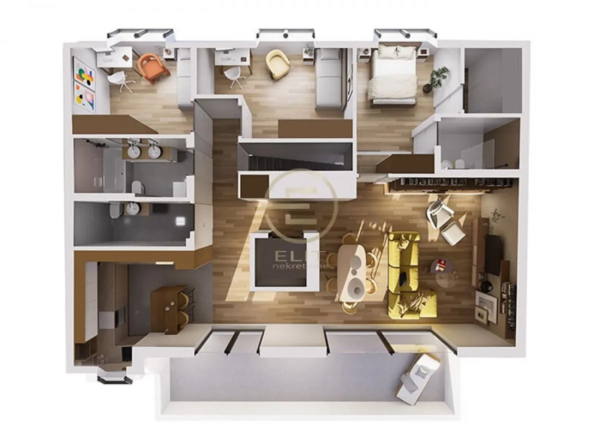 Prodaja, četvorosoban stan, 146m², Grbavica, Novi Sad Sve Podlokacije