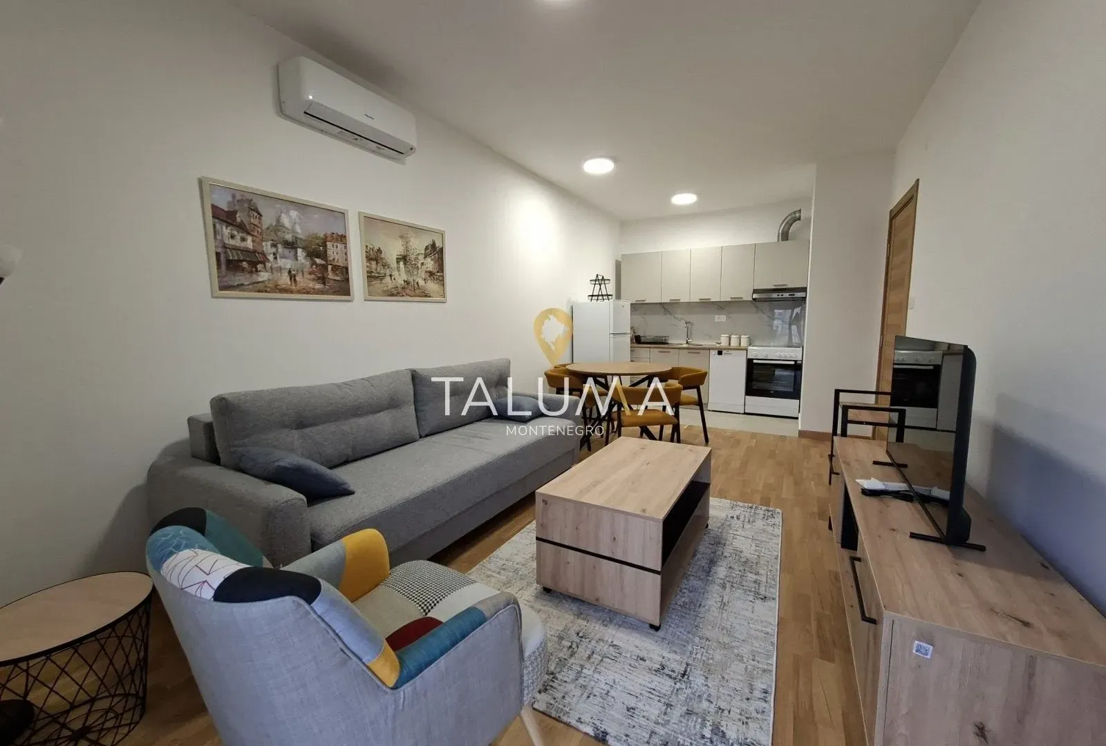 Rent, one bedroom apartment, 40m², Tološi, Podgorica