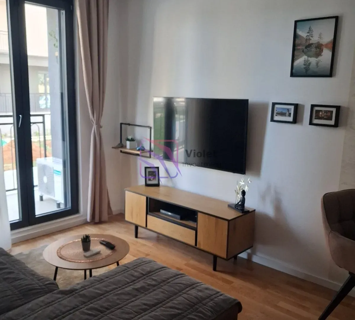 Izdavanje, jednosoban stan, 44m², Tološi, Podgorica