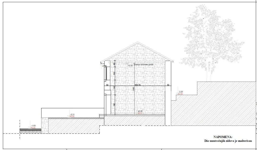 Sale, house, 100m², Morinj, Kotor