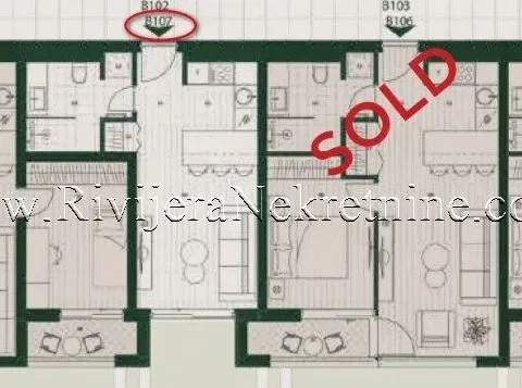 Prodaja, stan, 27m², Mrčevac, Tivat - image 9