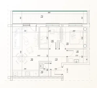 Prodaja, dvosoban stan, 59m², Rudjinci, Vrnjačka Banja - image 10