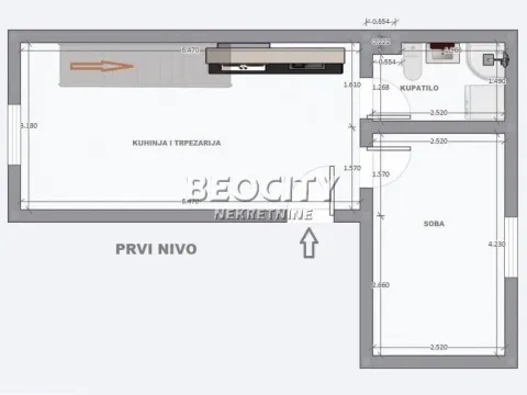 Sale, four bedroom apartment, 95m², Krnjaca, Palilula Sve Podlokacije - image 9