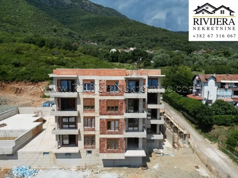 Prodaja, dvosoban stan, 57m², Baošići, Herceg Novi