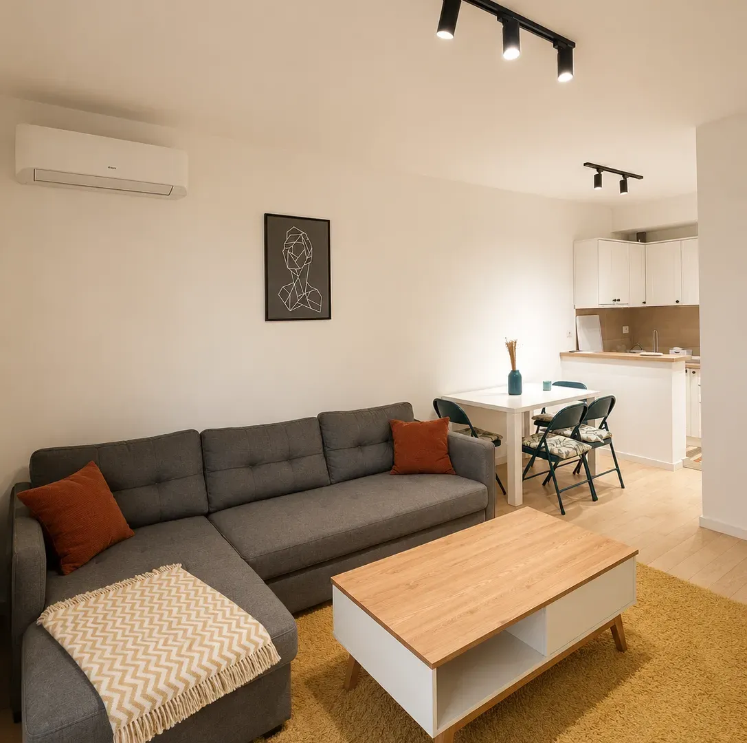 Rent, one bedroom apartment, 45m², Nova Dalmatinska, Podgorica