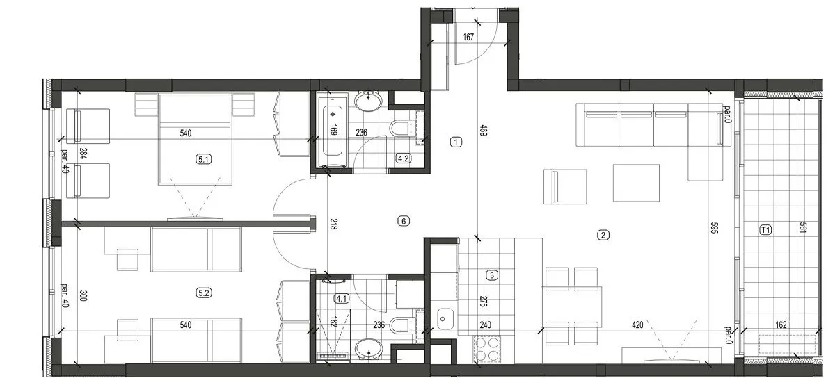 Sale, three bedroom apartment, 93m², Novi Beograd Sve Podlokacije, Beograd