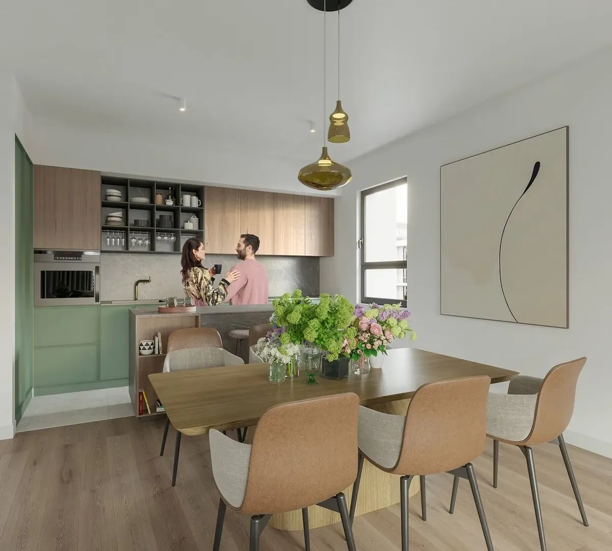 Sale, three bedroom apartment, 90m², Beograd Na Vodi, Beograd