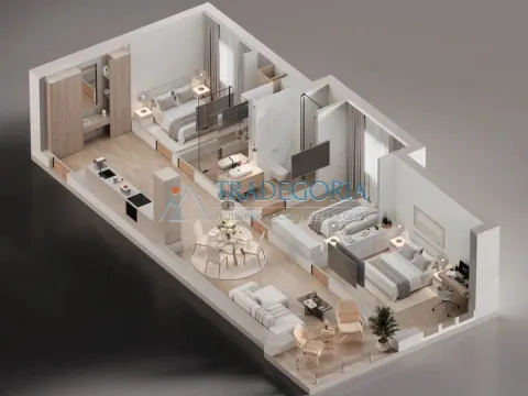 Prodaja, dvosoban stan, 103m², Bečići, Budva - image 8