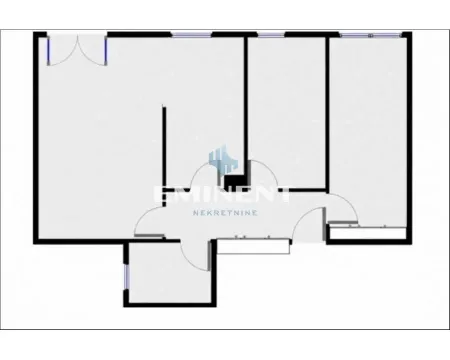 Floor plan of the property showing the layout of the rooms. - image 8