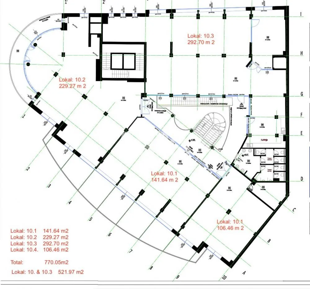 Sale, office space, 774m², Bulevar Oslobodjenja, Novi Sad Sve Podlokacije