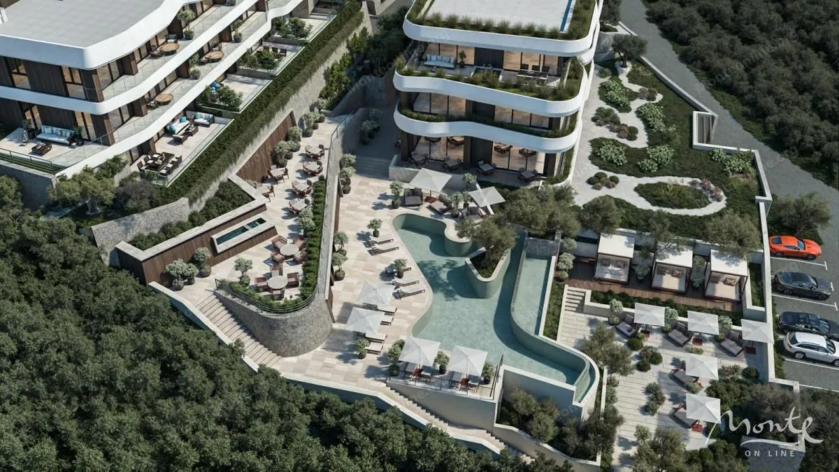 Prodaja, jednosoban stan, 63m², Reževići, Budva