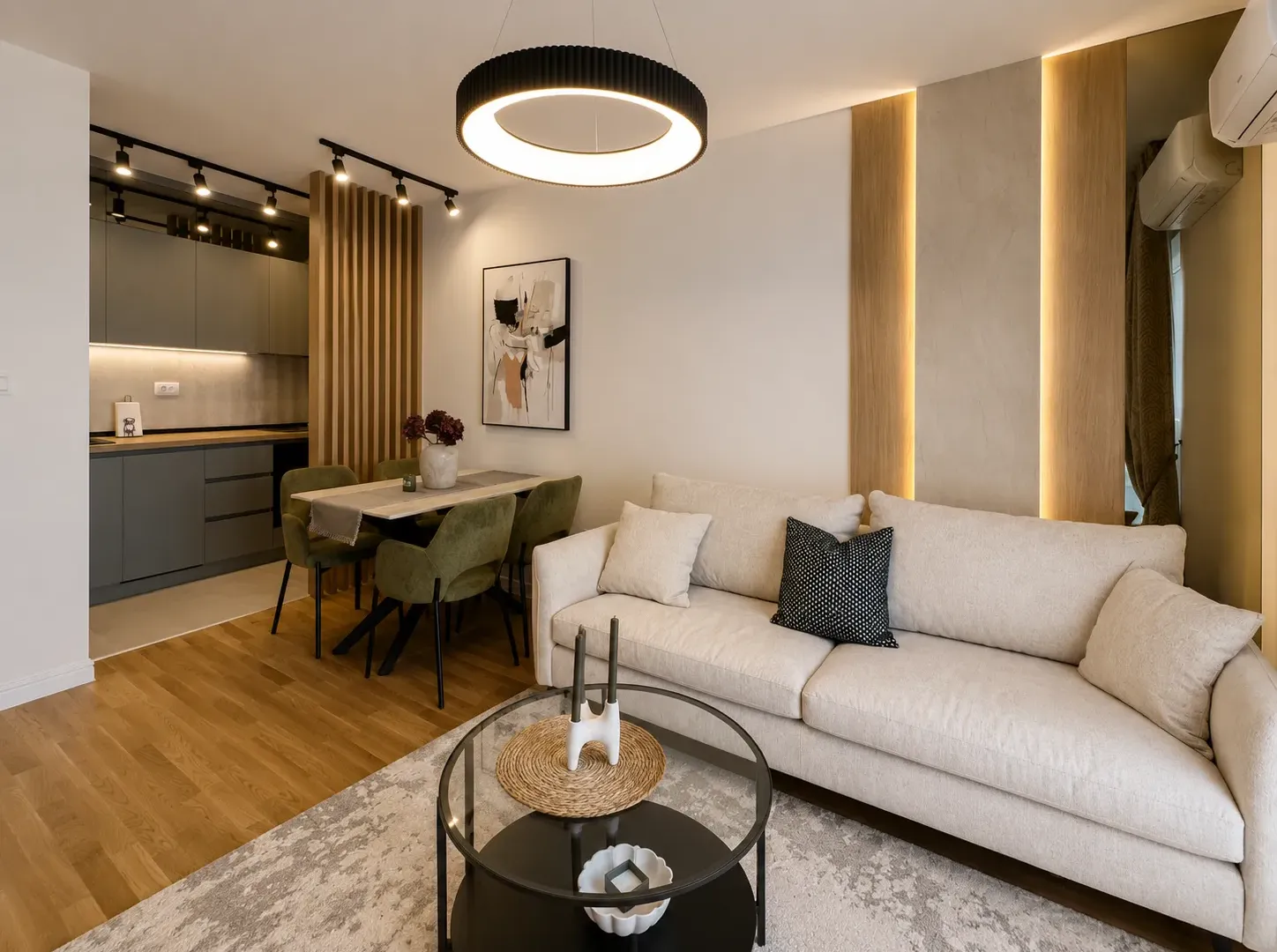 Izdavanje, jednosoban stan, 43m², Zabjelo, Podgorica