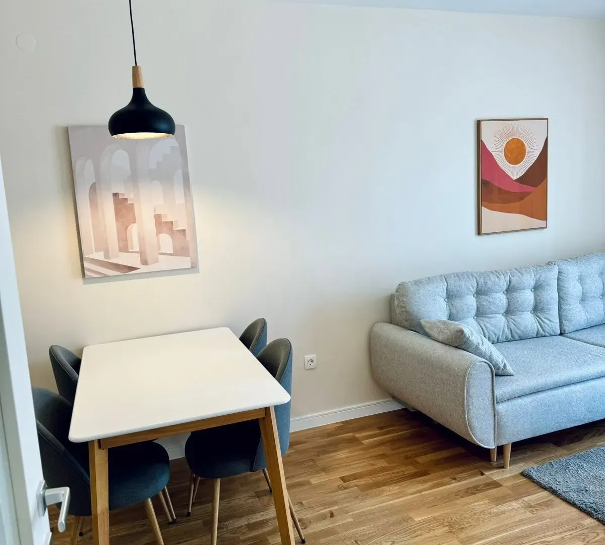 Rent, one bedroom apartment, 40m², Pobrežje, Podgorica