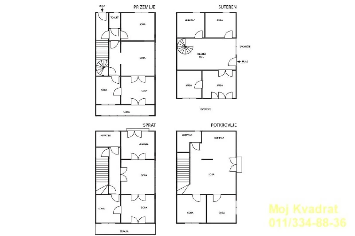 Sale, house, 200m², Banovo Brdo, Beograd