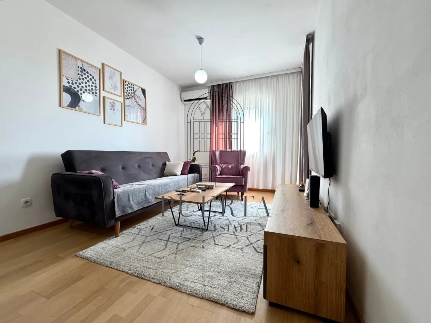 Rent, one bedroom apartment, 42m², Pobrežje, Podgorica
