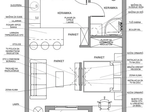 Prodaja, jednosoban stan, 32m², Zabjelo, Podgorica - image 1